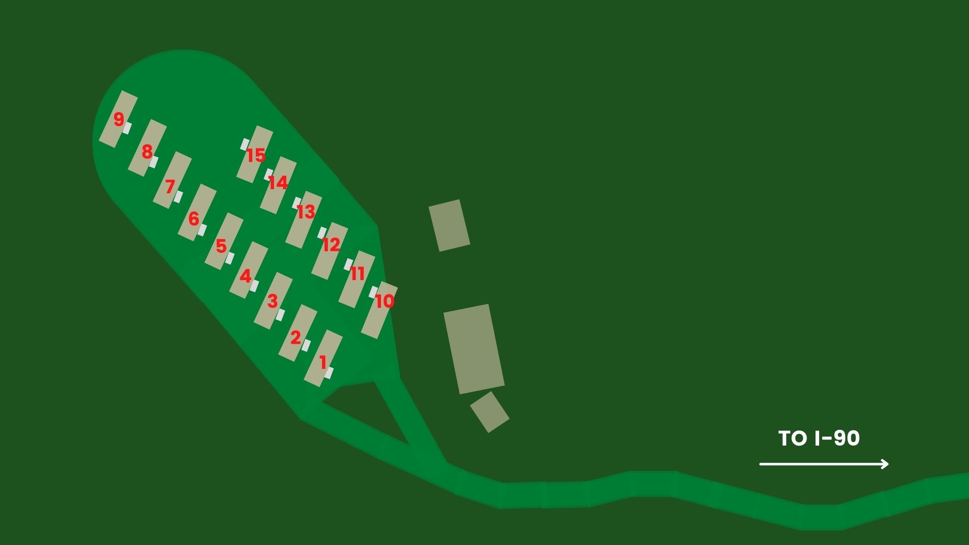 Timber Ridge RV Park site map